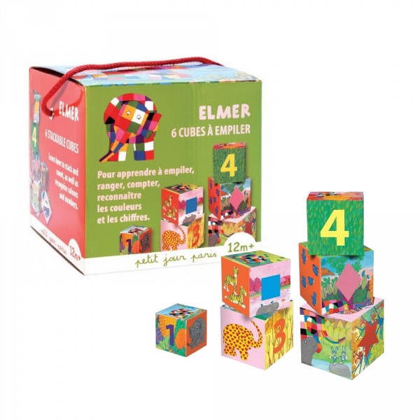 Cubes gigognes Elmer - Petitjour-EL404F