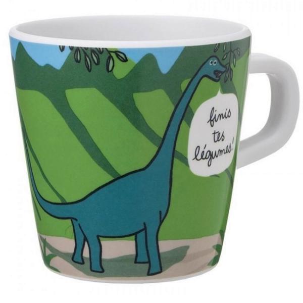 Petit mug : les Dinosaures "Finis tes légumes..." - Petitjour-DI913BL