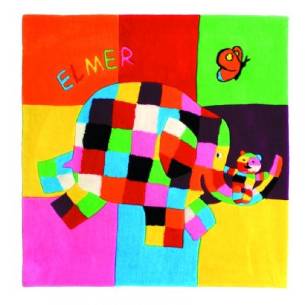 Tapis Elmer et le nounours perdu - Petitjour-EL230B