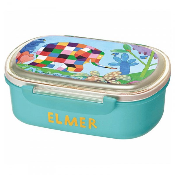 Boîte à goûter Elmer bleue - Petitjour-EL995H