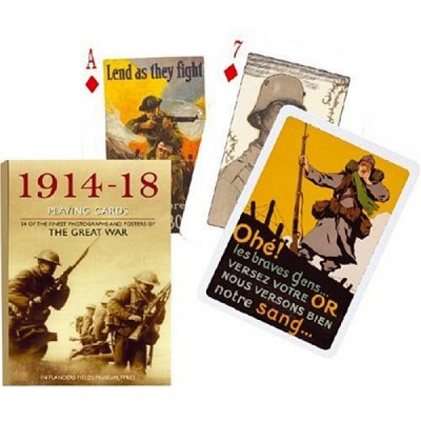 Jeu de 54 cartes Première guerre mondiale 1914-1918 - Piatnik-1476