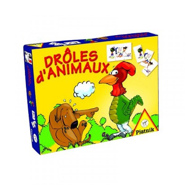 Jeu de cartes Drôles d'animaux - Piatnik-7504