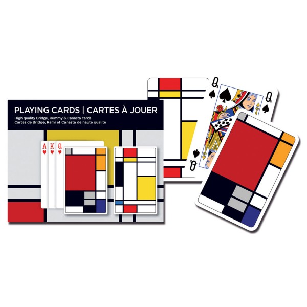 Jeux de cartes : Carrés 2 x 55 cartes - Piatnik-2613