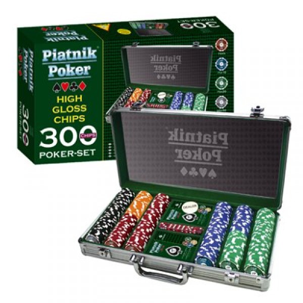 Mallette de Poker : Set de 300 jetons - Piatnik-7903