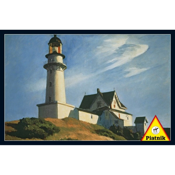Puzzle 1000 pièces : Edward Hopper : Le phare à deux éclats - Piatnik-5385