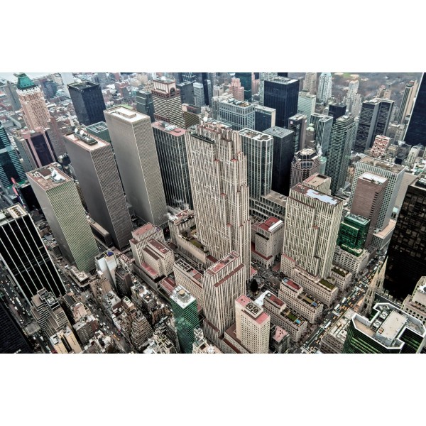 Puzzle 1000 pièces : New York vue du ciel - Piatnik-5374