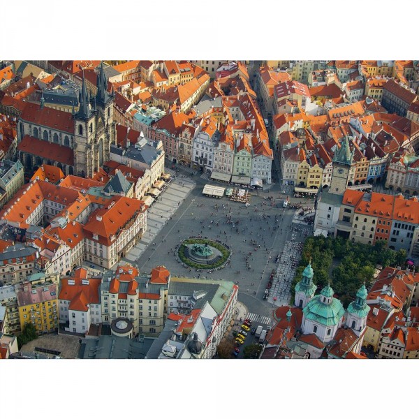 Puzzle 1000 pièces : Place de la Vieille-Ville de Prague - Piatnik-5408