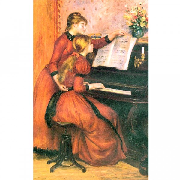 Puzzle 1000 pièces : Renoir : La leçon de piano - Piatnik-5635