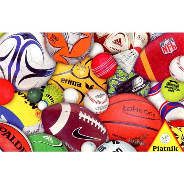 Puzzle 1000 pièces - Ballons de sport - Piatnik-5690