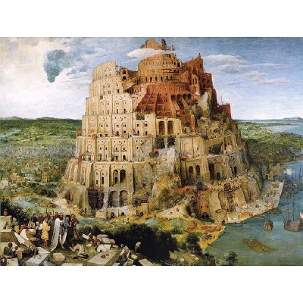 Puzzle 1000 pièces - Brueghel : La Tour de Babel - Piatnik-5639