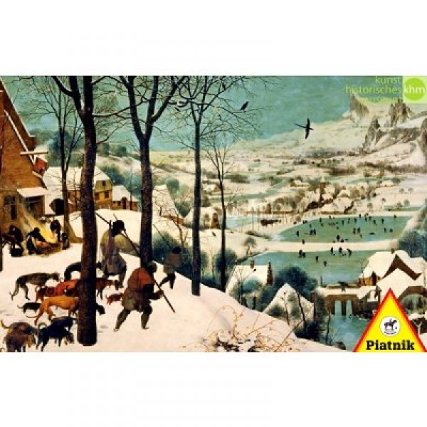 Puzzle 1000 pièces - Brueghel : Les chasseurs - Piatnik-5523