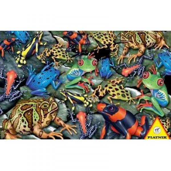 Puzzle 1000 pièces - Grenouilles - Piatnik-5552