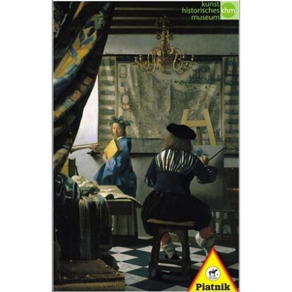 Puzzle 1000 pièces - Vermeer : Le peintre et son modèle - Piatnik-5640