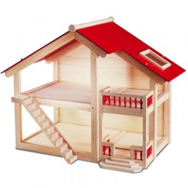 Maison de poupées en bois Grand modèle - Pintoy-06591