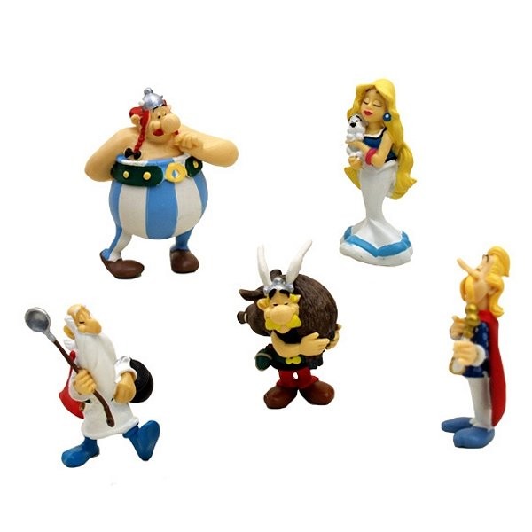 Figurines Astérix et Obélix : Coffret de 5 figurines - Plastoy-60852