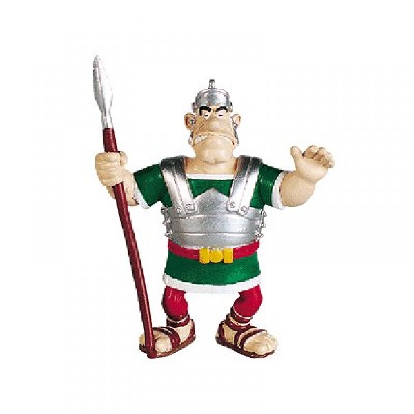 Figurine Astérix et Obélix : Légionnaire avec sa lance - Plastoy-60520