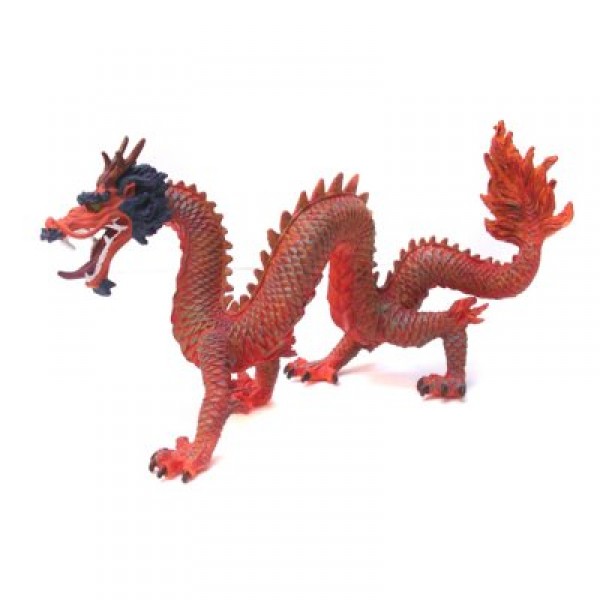 Figurine Dragon chinois rouge - Plastoy-60234