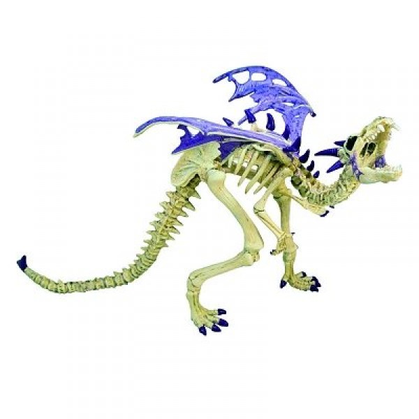 Figurine Dragon squelette violet - Plastoy-60230