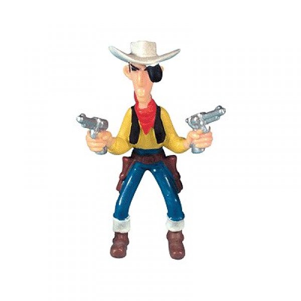 Figurine Lucky Luke et ses 2 pistolets - Plastoy-63101