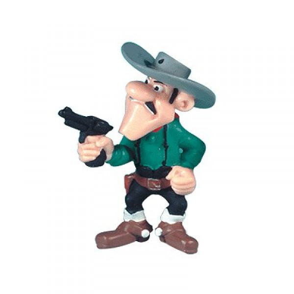 Figurine Lucky Luke : Joe Dalton avec un pistolet - Plastoy-63107
