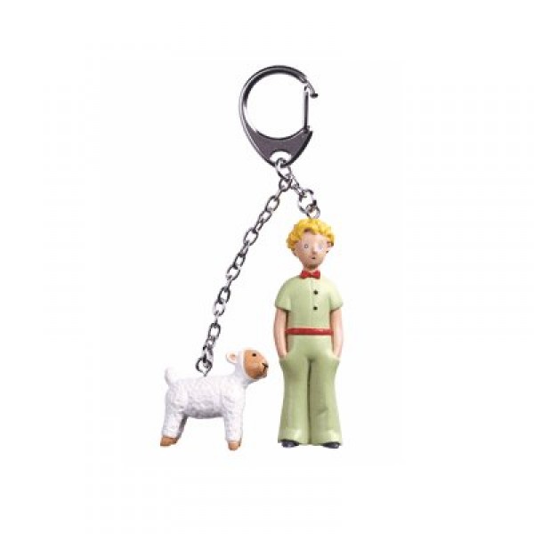 Porte-clés Le Petit Prince : Le Petit Prince et le mouton - Plastoy-61051