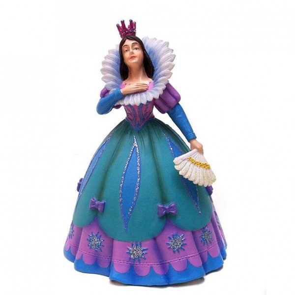 Figurine Princesse à l'éventail : Robe bleue - Plastoy-61360