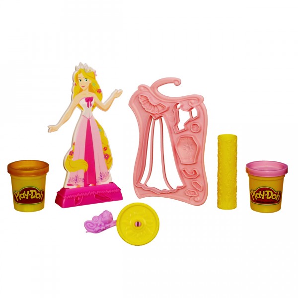 Pâte à modeler Play-Doh : Robes de princesses Disney : Raiponce - Hasbro-A5419-A5428