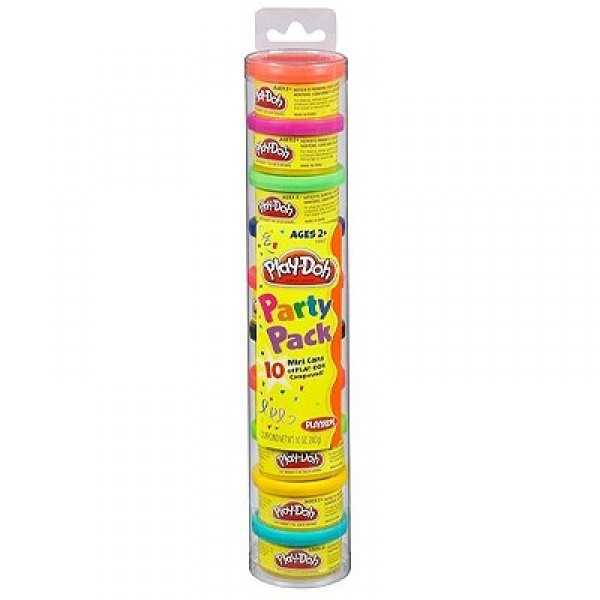 Pâte à modeler Play-Doh : Tube couleurs party - Hasbro-22037