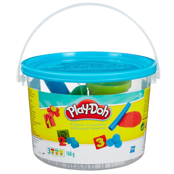 Pâte à modeler Play-Doh Mini baril : Nombres - Hasbro-23414-23326