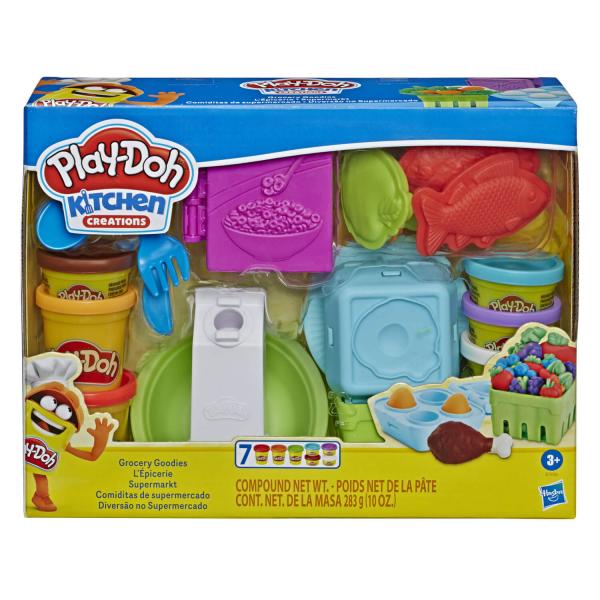 Pâte à modeler Play-Doh Kitchen Creations : L'épicerie - Hasbro-E1936EU6