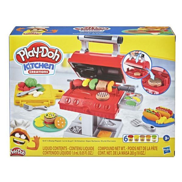 Coffret Play-Doh : Kitchen Creations Le roi du grill - Hasbro-F06525L0