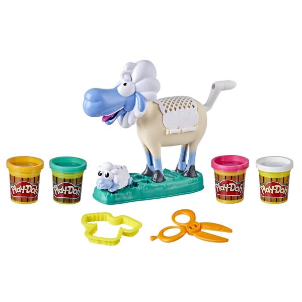 Pâte à modeler Play-Doh : Animal Crew, Sherrie Brebis ébouriffée - Hasbro-E77735L0