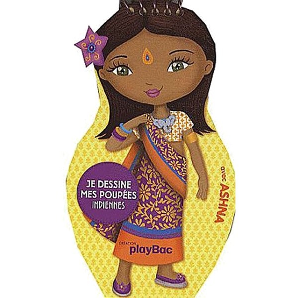 Carnet créatif Je crée mes poupées indiennes - PlayBac-124438750