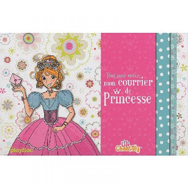 Coffret papeterie Lili Chantilly : Mon courrier de princesse - PlayBac-124438719