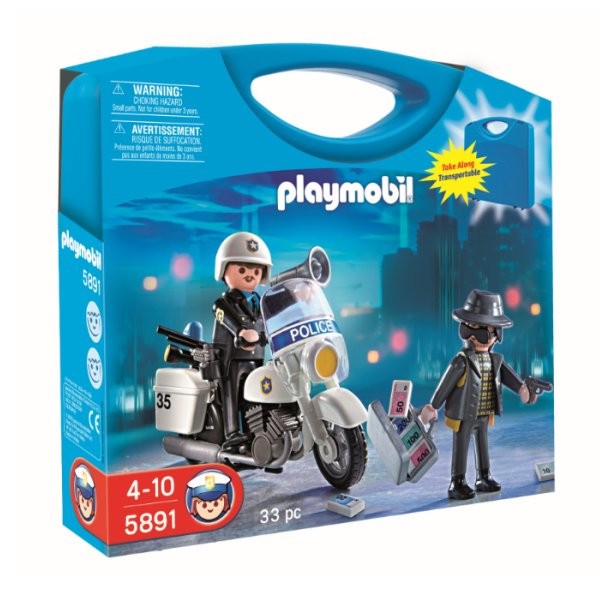 Playmobil 5891 : Valisette policier et voleur - Playmobil-5891