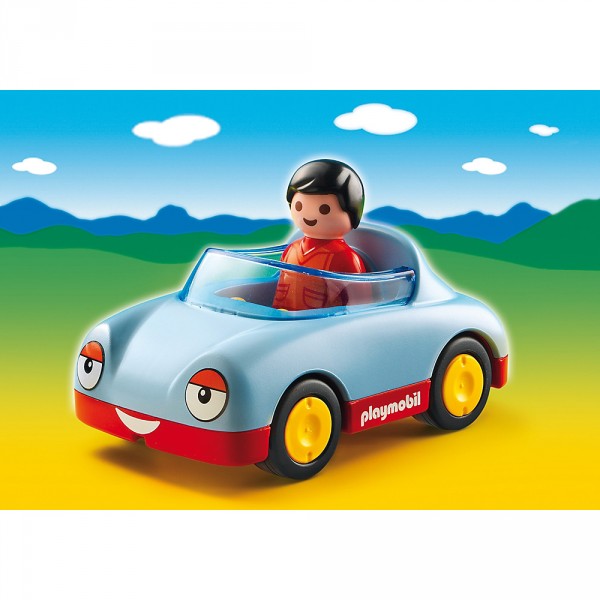 Playmobil 6790 - 1.2.3 - Voiture cabriolet - Playmobil-6790