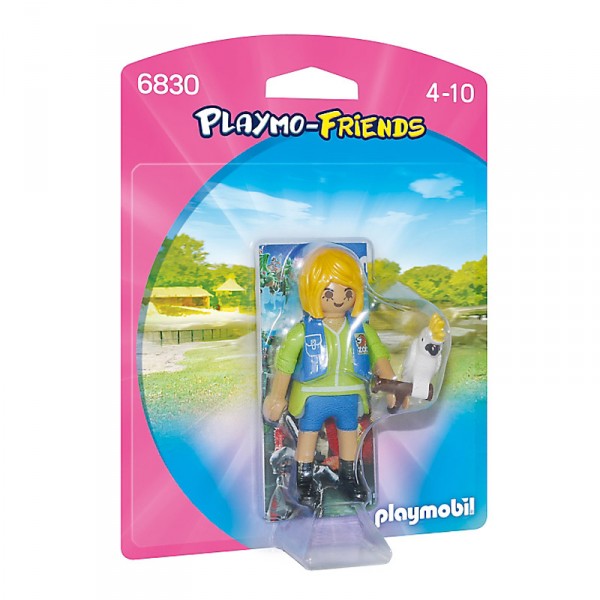 Playmobil 6830 Playmo-Friends : Entraîneuse avec cacatoès - Playmobil-6830