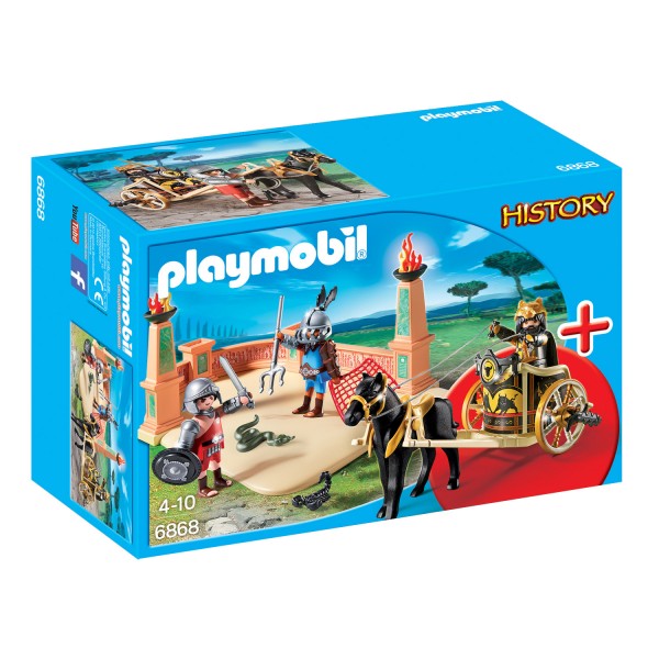 Playmobil 6868 History : Combat de gladiateurs - Playmobil-6868