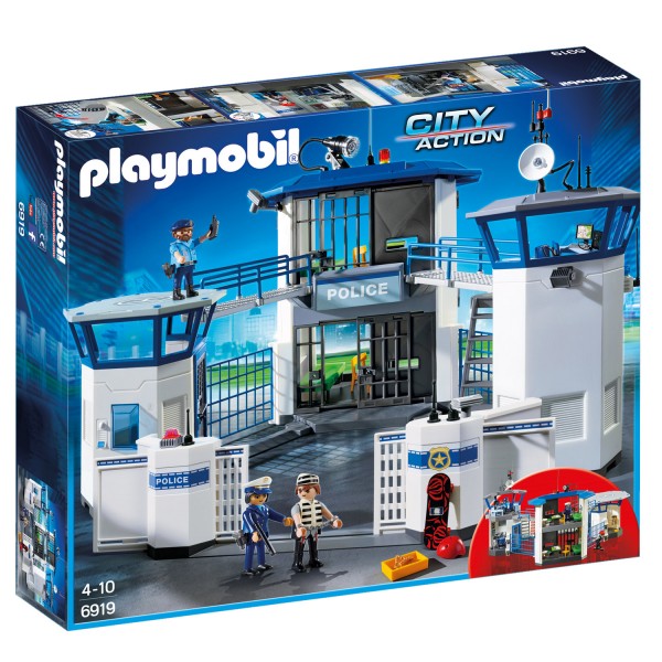 Playmobil 6919 City Action : Commissariat de police avec prison - Playmobil-6919
