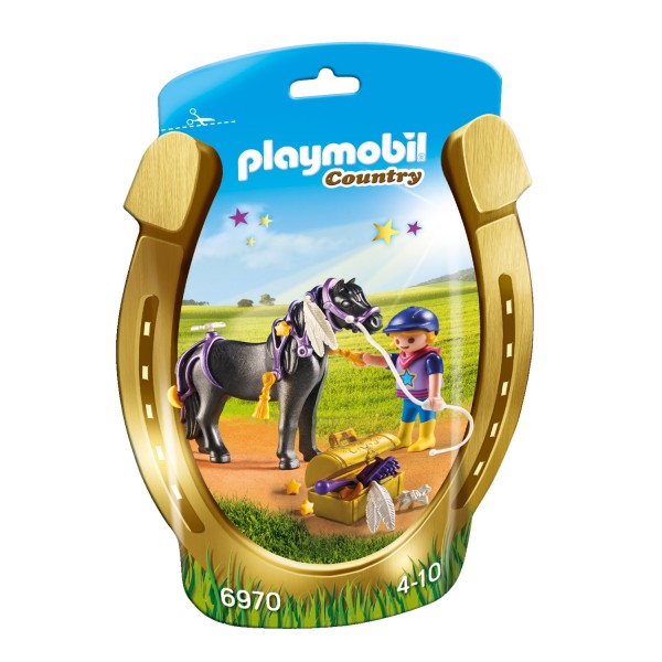 Playmobil 6970 Country : Poney à décorer Etoile - Playmobil-6970