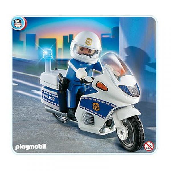 Playmobil 4262 : Motard de police - Playmobil-4262