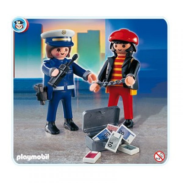 Playmobil 4269 : Voleur et policière  - Playmobil-4269