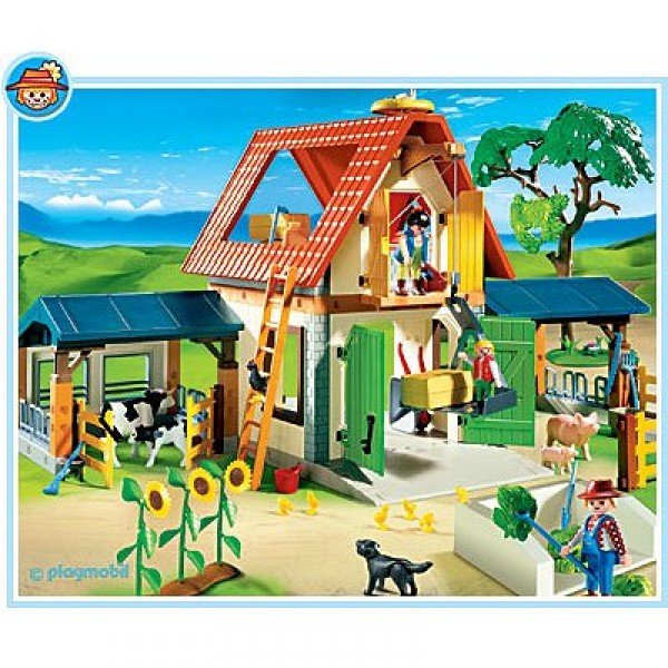Playmobil 4490 : Grande ferme - Playmobil-4490