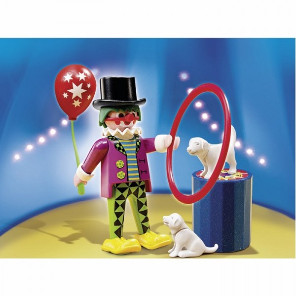 Playmobil 4760 : Clown dresseur de chiens - Playmobil-4760