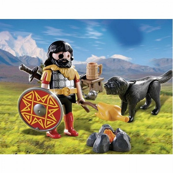 Playmobil 4769 : Guerrier Barbare avec chien - Playmobil-4769