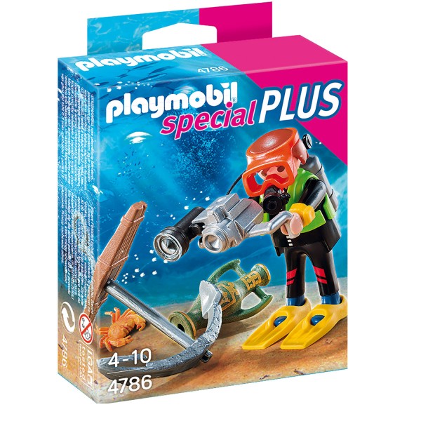 Playmobil 4786 : Plongeur avec appareil photo - Playmobil-4786