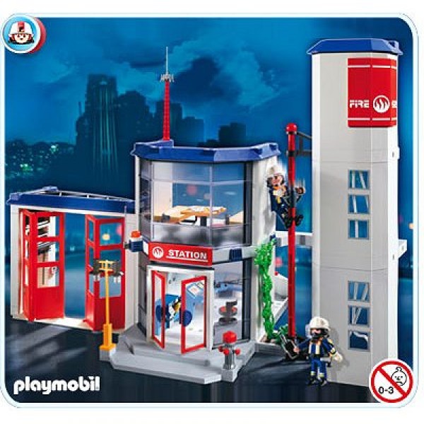 Playmobil 4819 : Caserne de pompiers - Playmobil-4819