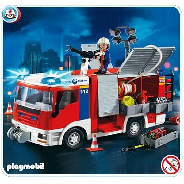 Playmobil 4821 : Fourgon d'intervention de pompier - Playmobil-4821