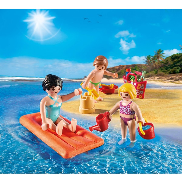 Playmobil 4941 : Oeuf surprise Maman et enfants à la plage - Playmobil-4941
