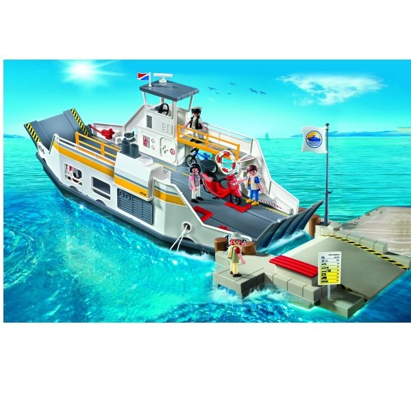 Playmobil 5127 : Ferry et plate-forme - Playmobil-5127